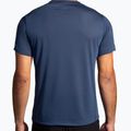 Men's Brooks Distance 3.0 blue slate/br logo running shirt 2