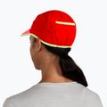 Brooks Lightweight Packable cherry tomato/neo pink baseball cap 3