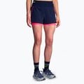 Women's Brooks High Point 3" 2IN1 2.0 running shorts navy/neo pink