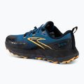 Men's Brooks Cascadia 18 blue sapphire/black/orange running shoes 3