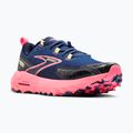 Brooks Cascadia 18 women's running shoes grey blue/pink/sunny lime 8