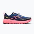 Brooks Cascadia 18 women's running shoes grey blue/pink/sunny lime 9