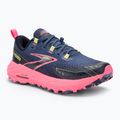 Brooks Cascadia 18 women's running shoes grey blue/pink/sunny lime