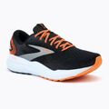 Brooks Ghost 16 men's running shoes black/orange/white