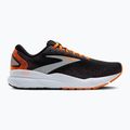 Brooks Ghost 16 men's running shoes black/orange/white 9