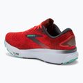 Brooks Ghost 16 men's running shoes fiery red/ebony/cockatoo 3