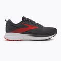 Brooks Trace 3 men's running shoes ebony/fiery red/white 2
