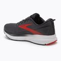 Brooks Trace 3 men's running shoes ebony/fiery red/white 3