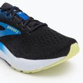 Men's running shoes Brooks Ghost 16 black/cobalt/neo yellow 7