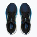 Men's running shoes Brooks Glycerin 22 wide fit black/cobalt/neo yellow 12