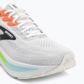 Men's running shoes Brooks Ghost 17 white/pink clay/gecko 7