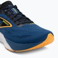 Men's running shoes Brooks Launch 11 black/navy peony/orange 7