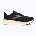 Men's running shoes Brooks Revel 8 black/excalibur/orange 2