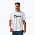 Men's running top Brooks Graphic white/black
