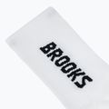 Running socks Brooks Ghost Crew white/brooks 3