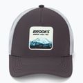 Baseball cap Brooks Surge Trucker dark russet/white/atomic blue 2