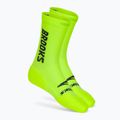 Running socks Brooks Ghost Crew yellow
