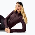 Women's running sweatshirt Brooks Dash 1/2 Zip 3.0 brown 3