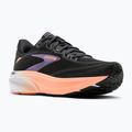 Women's running shoes Brooks Ghost 18 black/mulled grape/peach