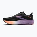 Women's running shoes Brooks Ghost 18 black/mulled grape/peach 3