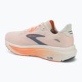 Women's running shoes Brooks Ghost 18 star white/cyber peach/grey 3