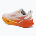 Men's running shoes Brooks Ghost Max 4 white/orange/red 3