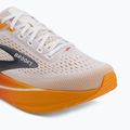 Men's running shoes Brooks Ghost Max 4 white/orange/red 7