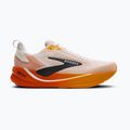 Men's running shoes Brooks Ghost Max 4 white/orange/red 2