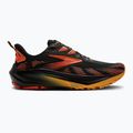 Men's running shoes Brooks Ghost Trail black/red/orange 2
