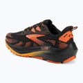 Men's running shoes Brooks Ghost Trail black/red/orange 3