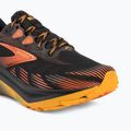 Men's running shoes Brooks Ghost Trail black/red/orange 7