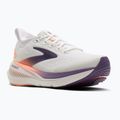 Women's running shoes Brooks Glycerin 23 white/mulled grape/clear