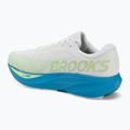 Men's running shoes Brooks Ghost Amp white/blue/paradise green 3