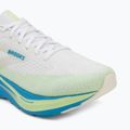Men's running shoes Brooks Ghost Amp white/blue/paradise green 7