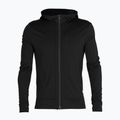 Men's Icebreaker Quantum III LS Zip Hood trekking sweatshirt black IB0A59JX0011 9