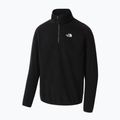 Men's fleece sweatshirt The North Face 100 Glacier 1/4 Zip black NF0A5IHPJK31