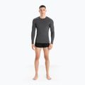 Men's thermal longsleeve icebreaker Merino 150 Anatomica Crewe jet heather 2