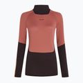Women's thermal base layer top icebreaker 200 Oasis Sonebula High Neck bittersweet/cedar 8