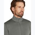 Men's Icebreaker Merino 400 RealFleece Descender LS Zip galaxy/ moss/ cb sweatshirt 4