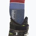 Icebreaker men's ski socks Merino Ski+ Light OTC Mountain Contour dawn/brilliant/snow 4