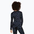 Icebreaker women's thermal longsleeve Merino 200 Oasis Crewe Cloud Dye graphite/black 3