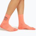 Icebreaker Women's trekking socks Life Fine Gauge Crew IB Logo Reflections tang/graphite 2