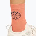 Icebreaker Women's trekking socks Life Fine Gauge Crew IB Logo Reflections tang/graphite 4