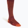 Men's icebreaker Merino Ski+ Medium OTC port/blaze/cedar wood ski socks 2