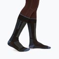Women's ski socks icebreaker Merino Ski+ Ultralight OTC black/dawn/graphite 2
