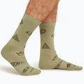 Men's Icebreaker Merino Ultralight Crew Camp Ess lichen/bittersweet trekking socks 2