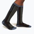 Children's socks icebreaker Merino Blend Ski+ Medium OTC black/dawn/graphite 2