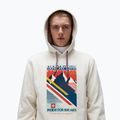 Men's Napapijri B-Portalet Hooded beige dimity sweatshirt 3