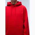 Men's Napapijri B-Kander Hooded red goji sweatshirt 4