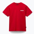 Men's Napapijri S-Linth red goji t-shirt 5